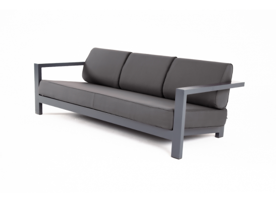 "Гранада" диван трехместный, каркас из алюминия, ткань Savana Graffit в Набережных Челнах