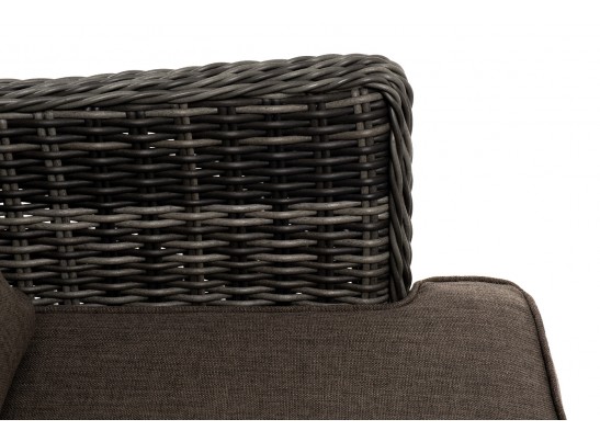 "Алиса" кофейный комплект из искусственного ротанга, цвет графит в Набережных Челнах