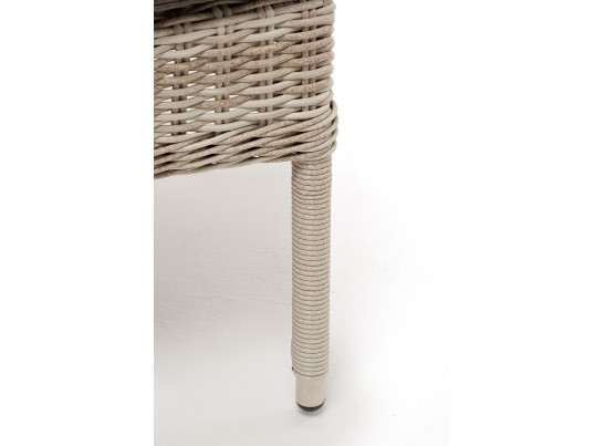 "Алиса" кресло плетеное, цвет бежевый с подушками в Набережных Челнах