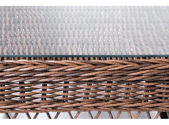 "Асти" лаунж-зона из искусственного ротанга на 4 персоны, цвет коричневый в Набережных Челнах
