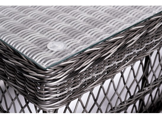 "Асти" лаунж-зона из искусственного ротанга на 6 персоны, цвет графит в Набережных Челнах