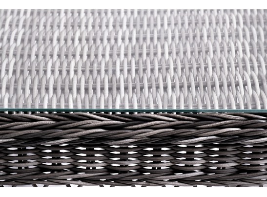 "Асти" лаунж-зона из искусственного ротанга на 6 персоны, цвет графит в Набережных Челнах