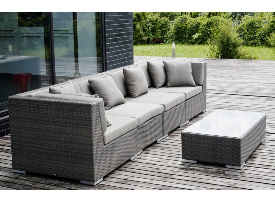 "Беллуно" столик журнальный из ротанга, цвет серо-коричневый в Набережных Челнах