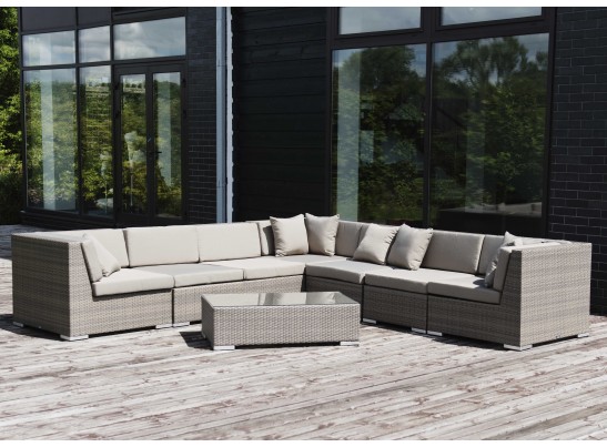 "Беллуно" столик журнальный из ротанга, цвет серо-коричневый в Набережных Челнах