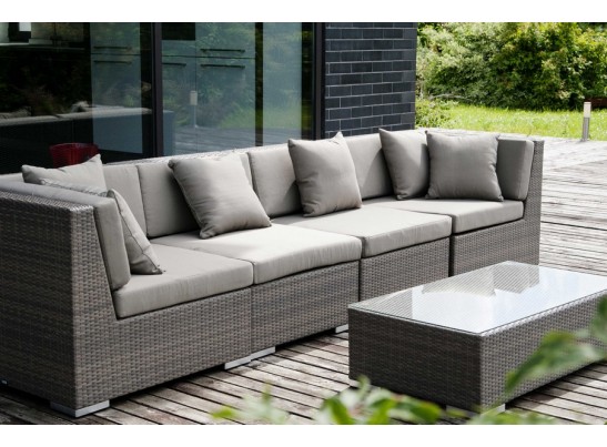 "Беллуно" столик журнальный из ротанга, цвет серо-коричневый в Набережных Челнах