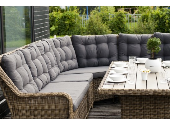 "Бергамо" плетеный обеденный стол, цвет соломенный в Набережных Челнах