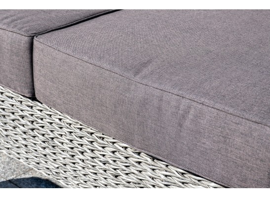 "Боно" диван из искусственного ротанга (гиацинт) трехместный, цвет серый в Набережных Челнах "Боно" диван из искусственного ротанга (гиацинт) трехместный, цвет серый в Набережных Челнах