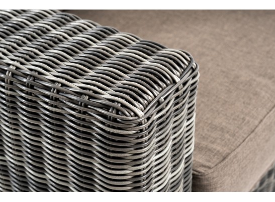 "Боно" лаунж-зона из искусственного ротанга, цвет графит в Набережных Челнах