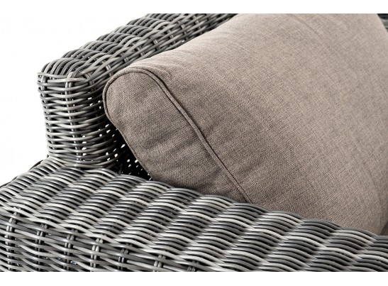 "Боно" лаунж-зона из искусственного ротанга, цвет графит в Набережных Челнах