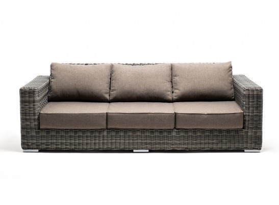 "Боно" лаунж-зона из искусственного ротанга, цвет графит в Набережных Челнах