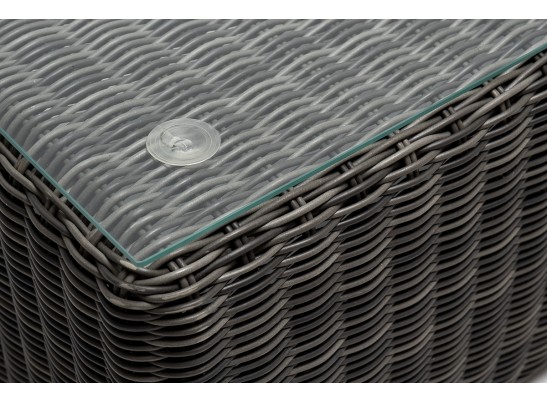 "Боно" лаунж-зона из искусственного ротанга, цвет графит в Набережных Челнах