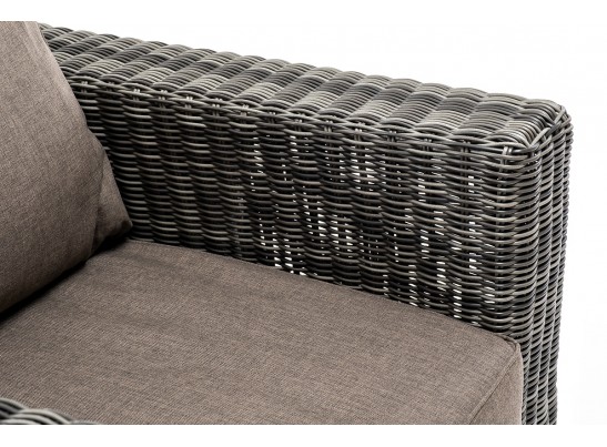 "Боно" лаунж-зона из искусственного ротанга, цвет графит в Набережных Челнах