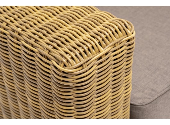 "Боно" лаунж-зона из искусственного ротанга, цвет соломенный в Набережных Челнах