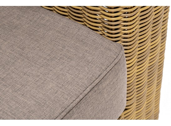 "Боно" лаунж-зона из искусственного ротанга, цвет соломенный в Набережных Челнах