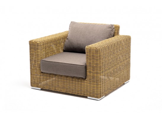 "Боно" лаунж-зона из искусственного ротанга, цвет соломенный в Набережных Челнах