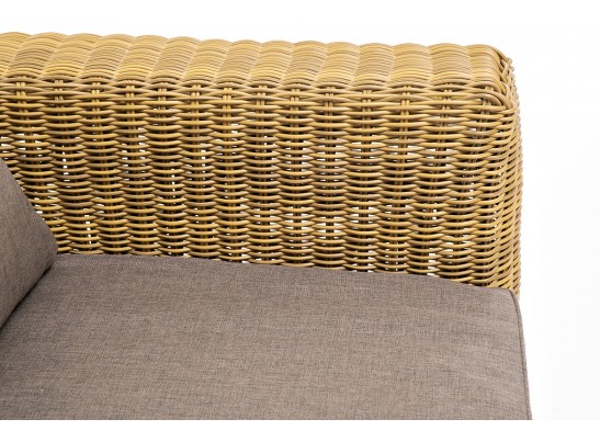 "Боно" лаунж-зона из искусственного ротанга, цвет соломенный в Набережных Челнах