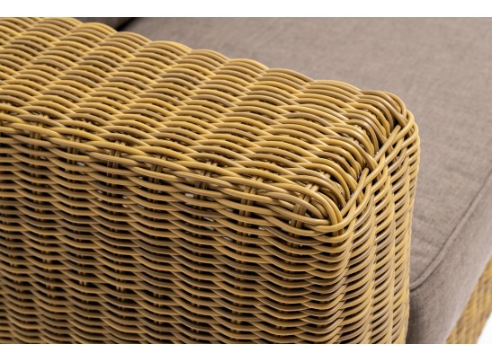 "Боно" лаунж-зона из искусственного ротанга, цвет соломенный в Набережных Челнах