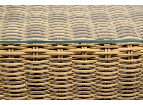 "Боно" лаунж-зона из искусственного ротанга, цвет соломенный в Набережных Челнах