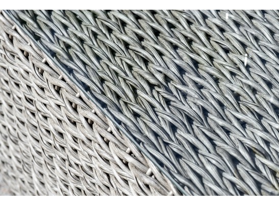 "Боно" журнальный столик из искусственного ротанга (гиацинт), цвет серый в Набережных Челнах