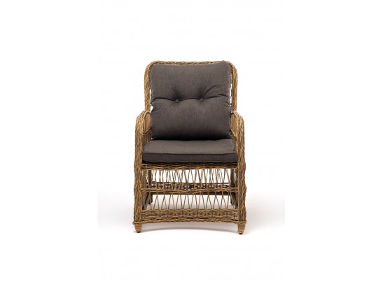 "Цесена" кресло плетеное из искусственного ротанга, цвет соломенный в Набережных Челнах