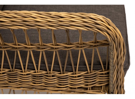 "Цесена" кресло плетеное из искусственного ротанга, цвет соломенный в Набережных Челнах