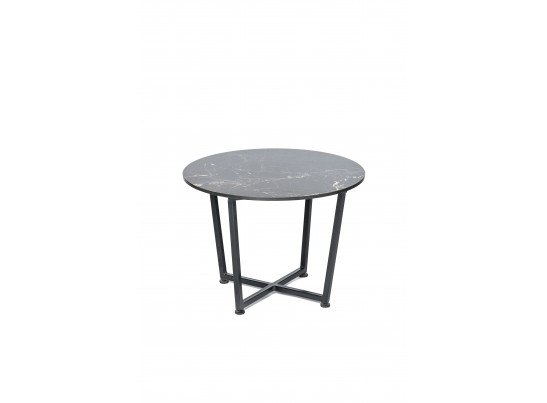 "Майами" журнальный стол из HPL круглый Ø60, цвет "молочный" в Набережных Челнах