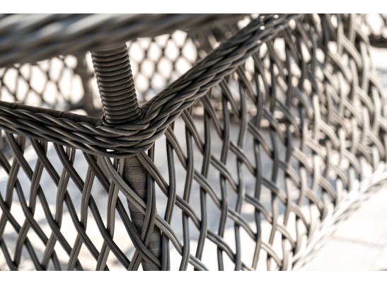 "Дольче" обеденная группа из искусственного ротанга, цвет графит в Набережных Челнах