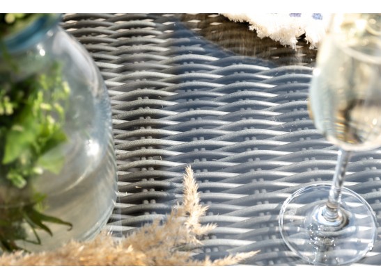 "Дольче" обеденная группа из искусственного ротанга, цвет графит в Набережных Челнах