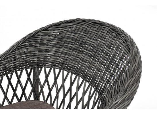 "Дольче" обеденная группа из искусственного ротанга, цвет графит в Набережных Челнах