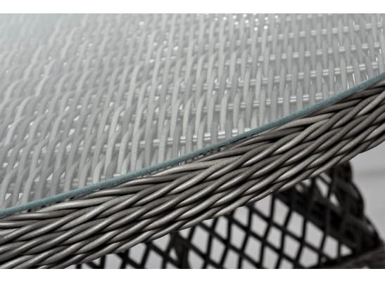 "Дольче" обеденная группа из искусственного ротанга, цвет графит в Набережных Челнах