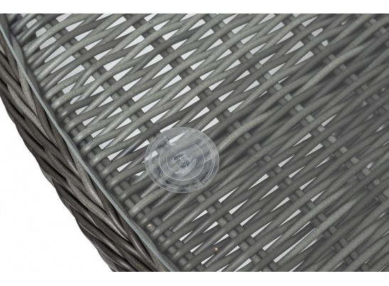 "Дольче" обеденная группа из искусственного ротанга, цвет графит в Набережных Челнах