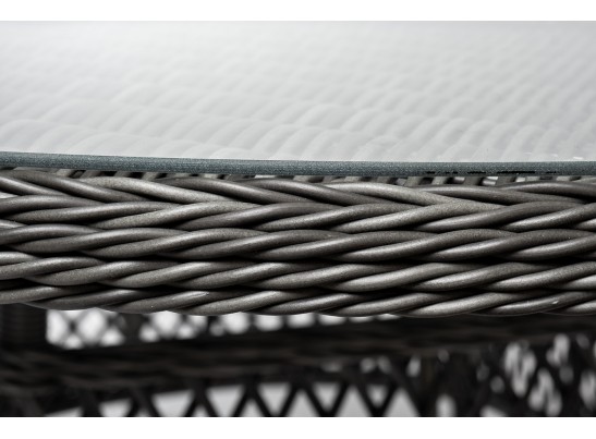 "Дольче" обеденная группа из искусственного ротанга, цвет графит в Набережных Челнах