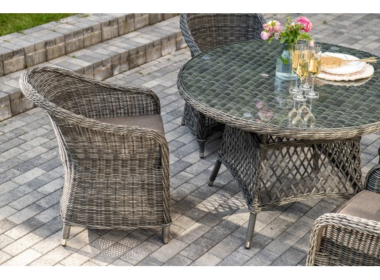 "Равенна" обеденная группа плетеная, цвет графит в Набережных Челнах