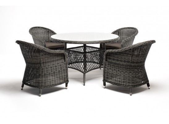 "Равенна" обеденная группа плетеная, цвет графит в Набережных Челнах