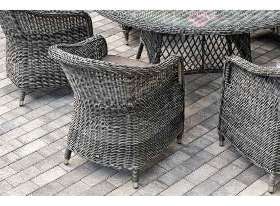 "Эспрессо–150 R" обеденная группа плетеная, цвет графит в Набережных Челнах