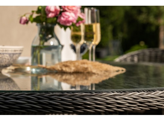 "Эспрессо–150 R" обеденная группа плетеная, цвет графит в Набережных Челнах