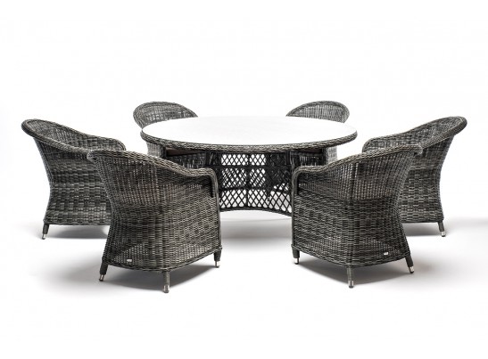 "Эспрессо–150 R" обеденная группа плетеная, цвет графит в Набережных Челнах