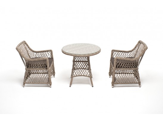 "Эспрессо–80 L" обеденная группа плетеная, цвет бежевый в Набережных Челнах