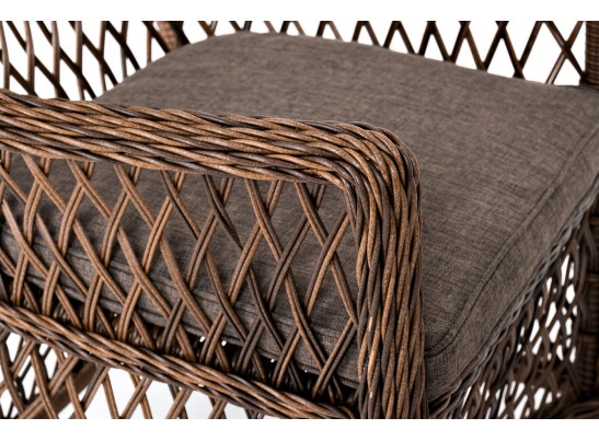 "Эспрессо–80 L" обеденная группа плетеная, цвет графит в Набережных Челнах