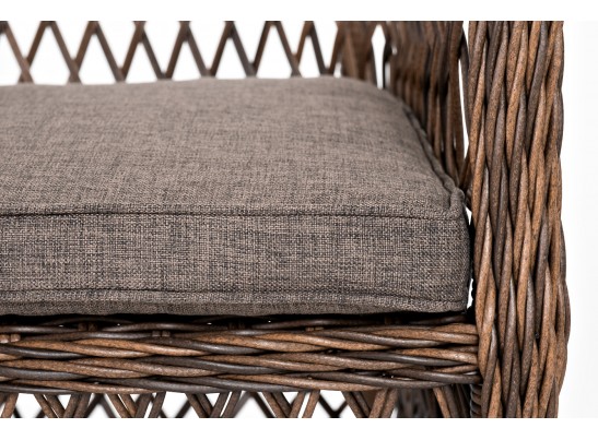 "Эспрессо–80 L" обеденная группа плетеная, цвет графит в Набережных Челнах