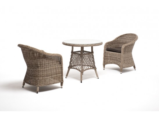 "Эспрессо–80 R" обеденная группа плетеная, цвет бежевый в Набережных Челнах