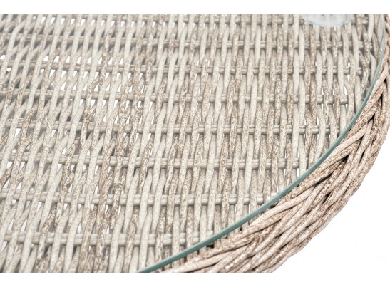 "Эспрессо–80 R" обеденная группа плетеная, цвет бежевый в Набережных Челнах