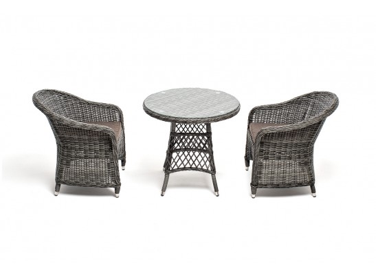 "Эспрессо–80 R" обеденная группа плетеная, цвет графит в Набережных Челнах