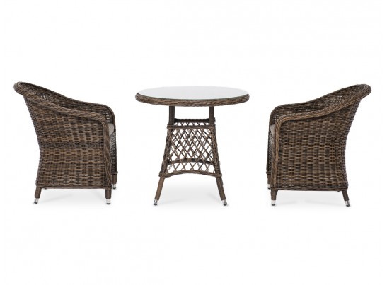 "Эспрессо–80 R" обеденная группа плетеная, цвет коричневый в Набережных Челнах
