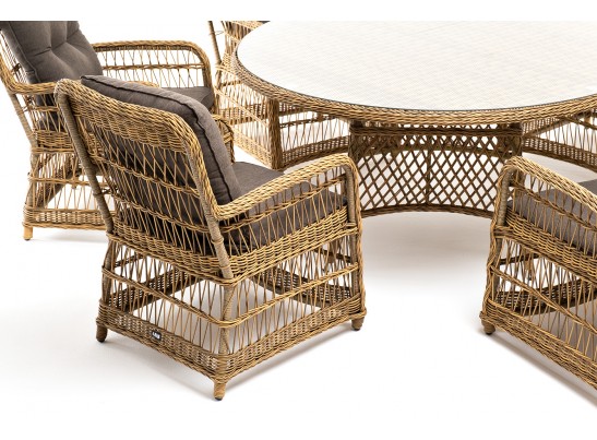 "Эспрессо–150 C" обеденная группа плетеная, цвет соломенный в Набережных Челнах