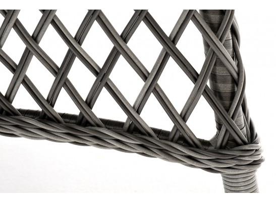 "Эспрессо" плетеный круглый стол, диаметр 150 см, цвет графит в Набережных Челнах