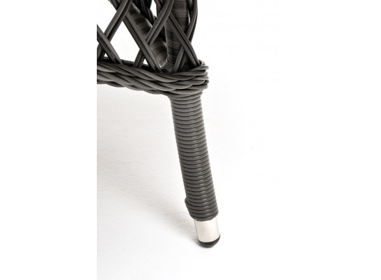 "Эспрессо" плетеный круглый стол, диаметр 150 см, цвет графит в Набережных Челнах