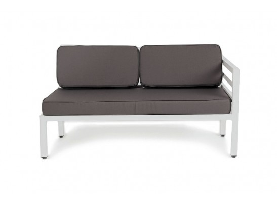 "Глория" модуль диванный левый, каркас из алюминия в Набережных Челнах