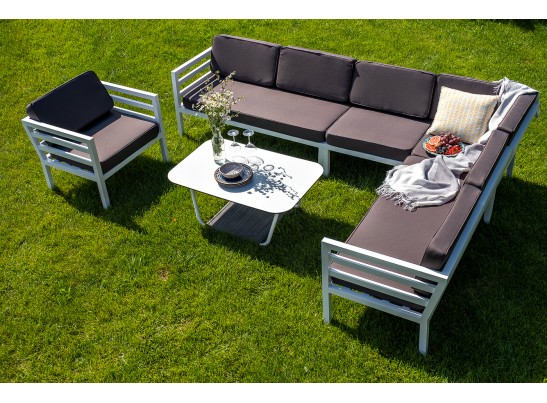 "Глория" модуль диванный центральный, каркас из алюминия в Набережных Челнах "Глория" модуль диванный центральный, каркас из алюминия в Набережных Челнах