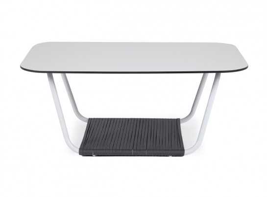 "Глория" журнальный стол 90х60см из HPL, цвет "молочный" в Набережных Челнах